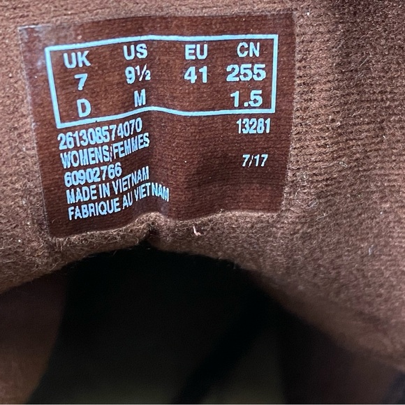 Clarks Tamitha Key Brown Leather/Suede Chukka Ankle Boots Booties Women's 9.5 US - Picture 10 of 10